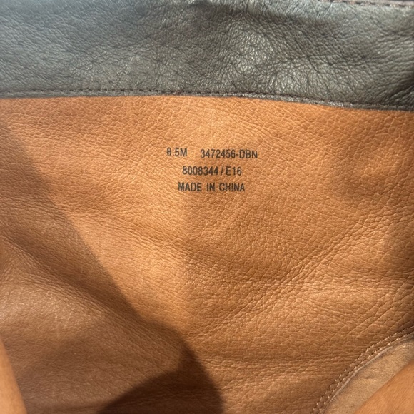 Frye Dark Brown Leather Ankle Boots - Picture 5 of 9